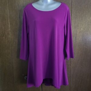Alfani Magenta Tunic Top
